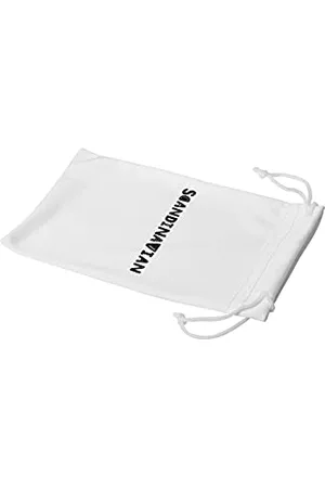 Bonamaison Etui na okulary z cyfrowym nadrukiem, etui na okulary przeciwsłoneczne, 100% bawełna, miękkie i smukłe, ochronne etui na okulary z zamknięciem na sznurek, 1 sztuka, 11 x 19 cm