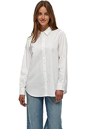 Minus Vaia damska koszulka oversize, 200 biały, 40