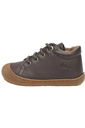 Naturino Cocoon buty do nauki chodzenia ze skóry nappa niebieskie, antracytowy, 22 EU