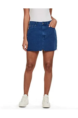 G-Star RAW Damska spódnica 3301 High Ripped Edge, Niebieski (Deep True Blue Gd D17246-9921-b574), 27