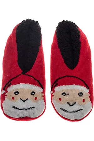 Brave Soul Damskie skarpetki 468ANNIESANT stoppery, czerwone, One Size