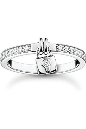 Thomas Sabo Zamek pierścieniowy ze srebra próby 925 TR2371-051-14-60