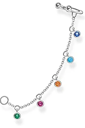 Thomas Sabo Sabo Damen Ohrklemme Bunte Steine 925er Sterlingsilber, EC0025-477-7