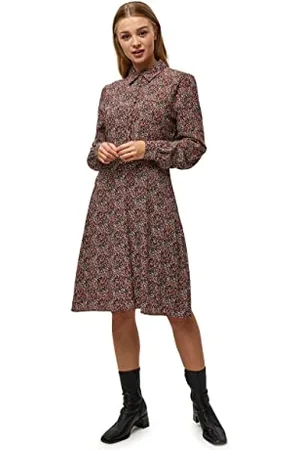 Minus 33 Anina Casual sukienka damska, Lipstick Red Flower Print, 42 PL