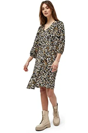 Minus 33 Sukienka damska Hennie Casual, Korn Butter Flower Print, 38 PL