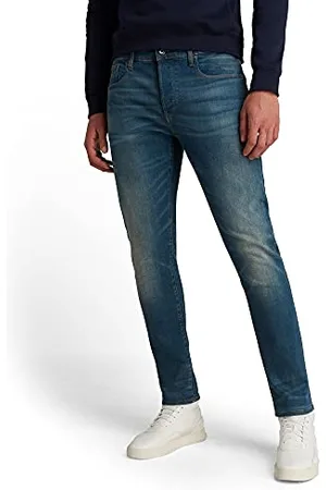 G-Star RAW dżinsy męskie 3301 Slim, Niebieski (Medium Aged 51001-9118-071), 24W / 32L