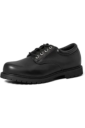 Skechers Mężczyźni Cottonwood Elks Buty Robocze, Black Leather Blk, 45 EU
