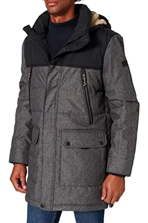Camel Active Męska parka z pluszowym kapturem, , 48