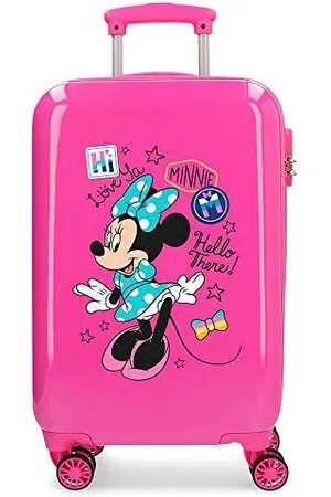 Disney Enjoy Minnie walizka kabinowa, kolor różowy, 34 x 55 x 20 cm, z zamkiem szyfrowym, 34 l, 2,6 kg, 4 podwójne kółka, bagaż podręczny