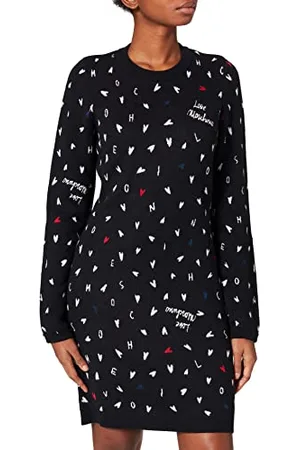 Moschino Damska sukienka z długim rękawem, , 46