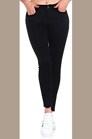 VERO MODA Vmseven Mid Rise dżinsy damskie slim fit, , 34-S-L