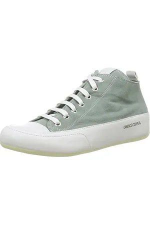 Candice Cooper Męskie MID Oxford płaskie, Bianco-Salvia, 1 UK