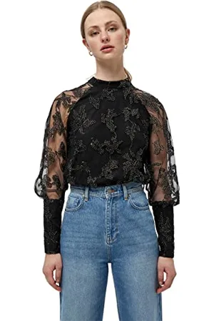 Minus Damska bluza Kanya, czarna, 44