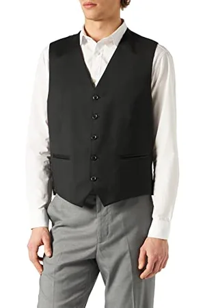 Daniel Hechter Męska kamizelka do garnituru Waistcoat Nos Shape, , 50