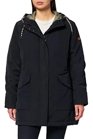 Camel Active Womenswear 3100006E35 Płaszcz Damski, Niebieski Night Blue, 42