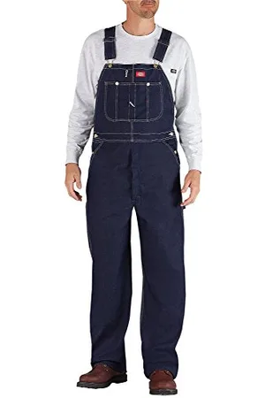 Dickies Męski Indigo Denim Bib Overall Brace, , 34W / 34L