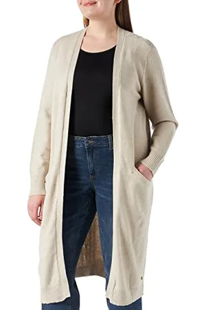 Cream & Co. Sweter damski Crdela długi dzianinowy kardigan, , S