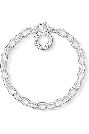 Thomas Sabo Damen-Charm-Armband incl. Love-Charm Charm Club 925er Sterlingsilber Breite: 0.6 cm X0032-001-12-S