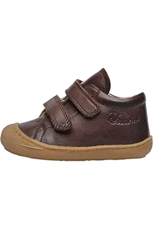 Naturino Unisex Baby Cocoon Vl Sneaker, ciemnobrązowy, 17 EU