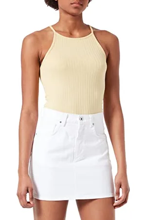 Pepe Jeans Damska spódnica Rachel, biały (Denim-tb1), XS