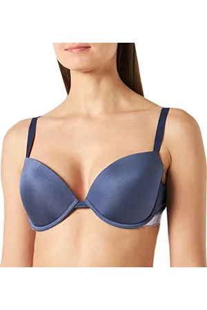 Emporio Armani Underwear damskie Iconic z mikrofibry Push Up Bra, , 34D