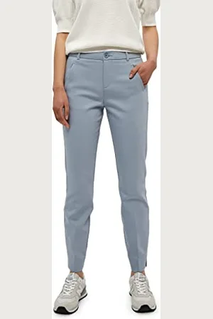 Minus 33 Damskie spodnie biznesowe na co dzień, niebieski (Dusty Blue), 66 PL