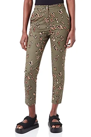 Moschino Damskie spodnie o kroju papierosowym, , 40