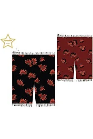 Desigual Poncho_Drop of Flowers Fashion Scarf, , U