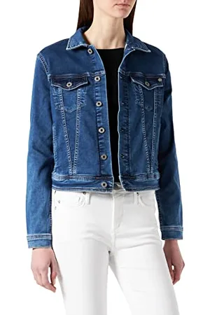 Pepe Jeans Damska kurtka Core, Niebieski (Denim-hg4), S