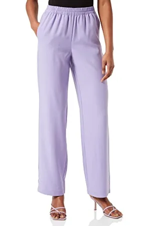 JACK & JONES JACK&JONES JXPOPPY spodnie damskie, regularne, NOOS, fioletowe, tulip, rozmiar L/32
