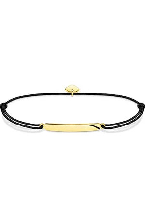 Thomas Sabo Unisex Armband Little Secret Klassisch Gold 925er Sterlingsilber mit 750er Gelbgold-Vergoldung, Gr. 16cm-27cm, LS130-848-11-L22V