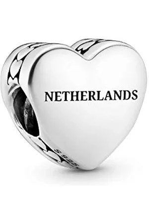 PANDORA Charms ze srebra próby 925, Holandia i tulipan