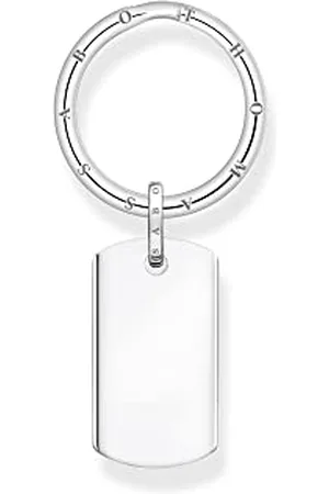 Thomas Sabo Schlüsselring mit Anhänger in Form eines Tag in Sterling Silber, KR16-637-21