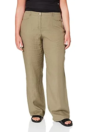 Brax Damskie spodnie lniane Farina, , 31W / 32L