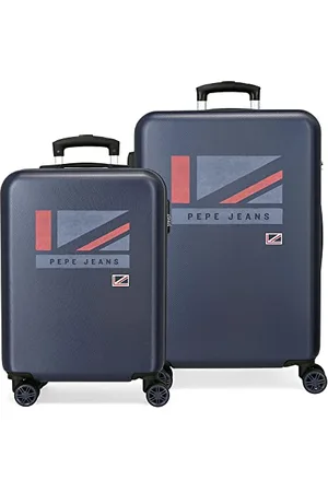 Pepe Jeans Aidan zestaw walizek, , 55/65 cm, sztywny, zamknięcie z tworzywa ABS z boku 90, 7,54 kg, 4 koła, bagaż podręczny