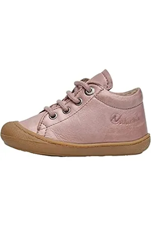 Naturino Cocoon buty do nauki chodzenia ze skóry-białe/kwiatki, , 22 EU