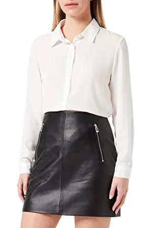 HUGO BOSS Damskie Losia Lederrock, , L