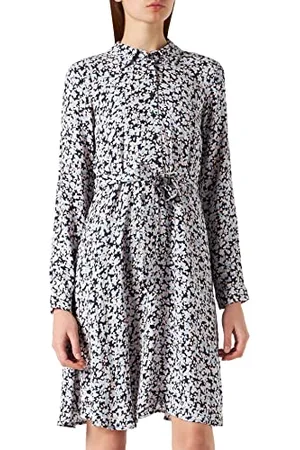 SELECTED Bestseller a/s Damska sukienka Slffiola Ls AOP Shirt Dress Noos, , 42