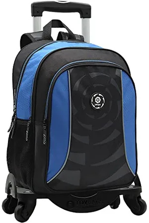 Toy Bags LaLiga Unisex dzieci Mochila Team granatowy Futbol Beat Red kompaktowy elastyczny plecak z 4 obrotowymi kółkami z osłoną boczną, , L