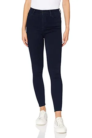 7 for all Mankind Dżinsy damskie Aubrey Skinny, Niebieski (ciemnoniebieski telewizor), 32W / 27L
