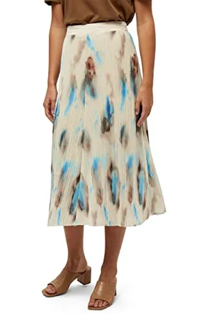 Minus Damska, Bianca Mesh Skirt, koszulka z siatki, 9385 Cloudy Sky Print, 46