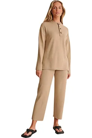 NA-KD Damski sweter z dzianiny oversize z guzikami, , M