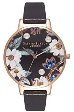 Olivia Burton Damski Bejewelled Florals Ob16Bf04 Zegarek na Rękę, , Ø 38 mm