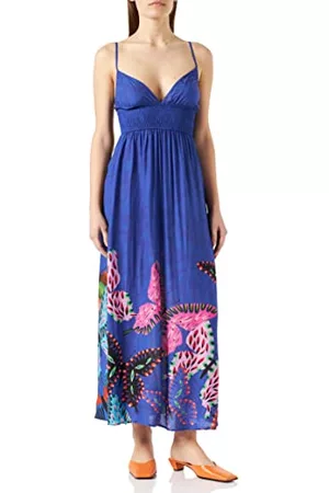 Desigual Vest_belén narzutka na odzież kąpielową, niebieski, XL