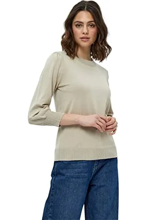 Minus Damski sweter Mersin Knit Tee, szary (Feather Gray), XXL