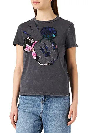Desigual Damski t-shirt Mickey Camo, , XS