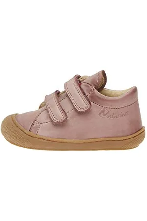 Naturino Cocoon VL buty do nauki chodzenia ze skóry nappa, brudny róż, brudny róż, 19 EU