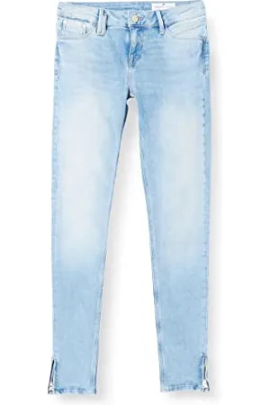 Cross Jeans Cross Damskie spodnie jeansowe Giselle, Niebieski (Light Blue Used 075), 27W