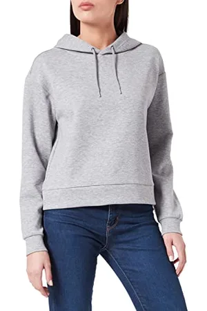 ONLY Onplounge Ls Hood Sweat-Noos damska bluza z kapturem, jasnoszary melanżowy, XL