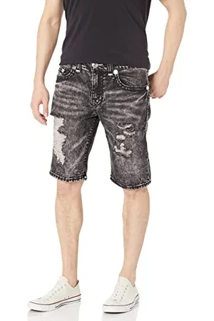 True Religion Męskie szorty Ricky Super T z czystym obszyciem denim, , 28